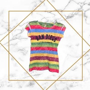 🌈Womens Colorful Miss Posh Short Sleeved Top